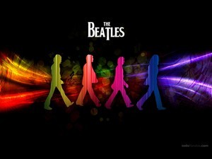 Silhouettes of The Beatles