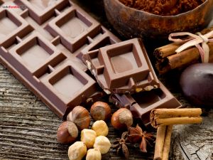 Hazelnut chocolate bar