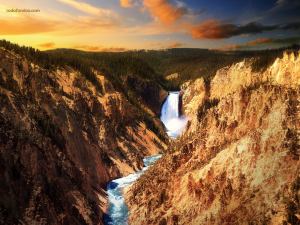The Lower Yellowstone Falls