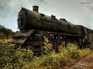 An old locomotive