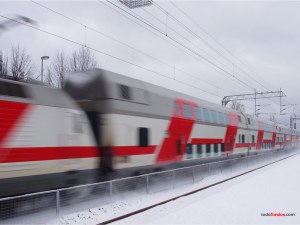 Speeding train