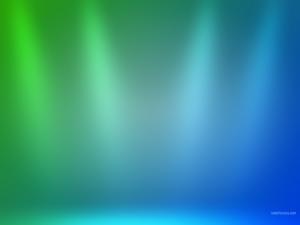 Blue-green spotlights