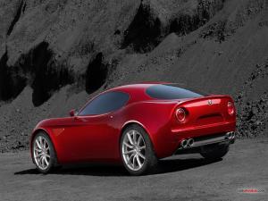 Alfa Romeo red sporty