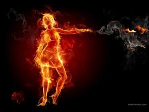 Ballerina of fire