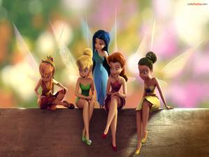 Tinkerbell and her friends