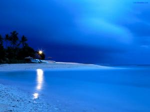 Blue beach