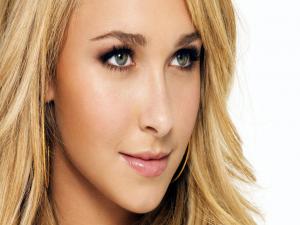 A close-up of actress Hayden Panettiere