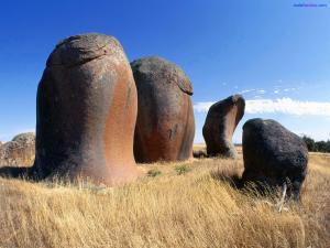 Strangely shaped stones