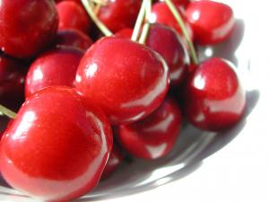 Red and sweet cherries, ready to eat