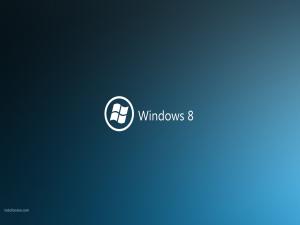 Windows 8 in blue