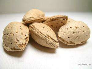 Almonds with shell