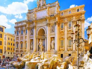 The Trevi Fountain in Rome (Italy)
