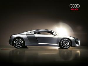 Audi R8 silver