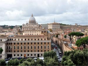 Aerial view of the Vatican (Rome, Italy)