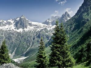 High mountain landscape in the Alps