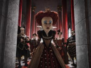 Helena Bonham Carter in "Alice in Wonderland" by Tim Burton