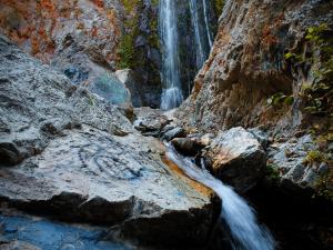 Waterfall between the rocks