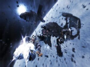 Action in outer space in Dead Space 3