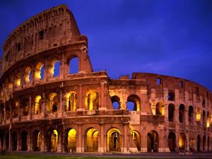 The Colosseum at night (Rome, Italy)