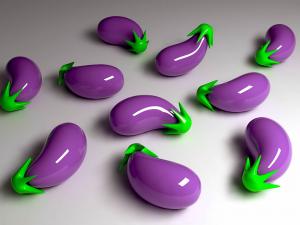3D Eggplants