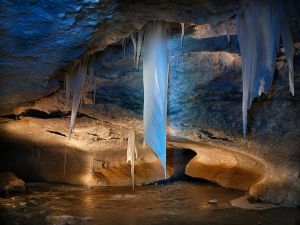 Frozen cavern