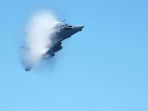 F-14 breaking the sound barrier