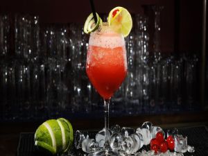 A refreshing fruit cocktail
