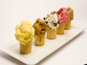 Assorted of ice cream