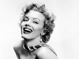 Marilyn with a big smile