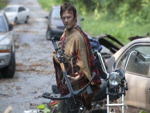 The actor Norman Reedus in the role of Daryl (The Walking Dead)