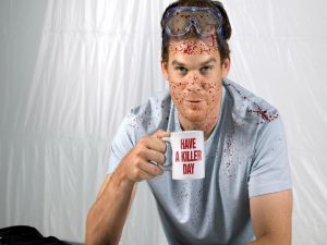 Dexter, a forensic specialist in blood spatter analysis
