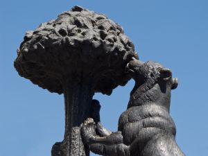 The bear and the strawberry tree, symbol of Madrid