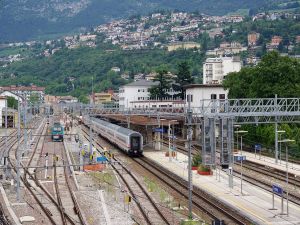 Trento railway station, Italy
