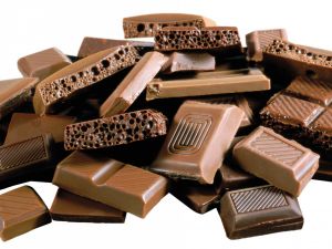 Different forms of chocolate