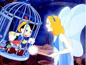Pinocchio and the Blue Fairy