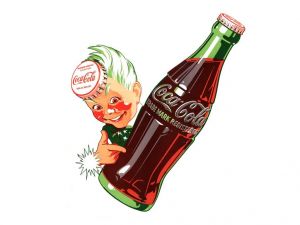 Old advertisement of Coca-Cola