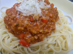 Tagliatelle with Bolognese sauce