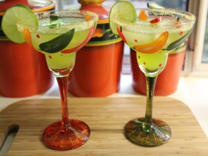 Two cocktails Margarita
