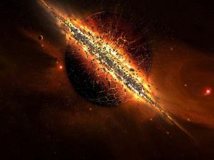 Planetary explosion