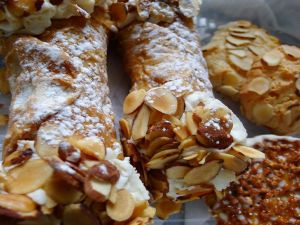 Cannoli and cookies