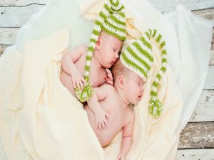 Two babies sleeping
