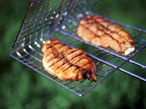 Barbecued fish