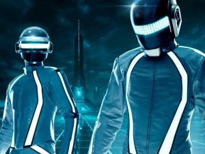 Daft Punk, authors of the soundtrack for "Tron: Legacy"