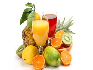 Juices and fruits