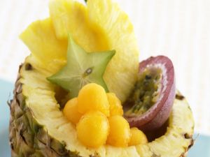 Pineapple and other tropical fruits