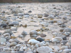 Stones in river