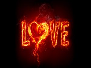 Love on fire