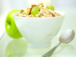 Cereals with grapes