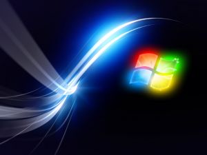 Luminous logo of Windows