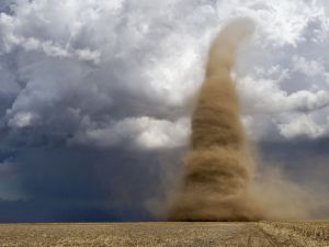 Sand tornado